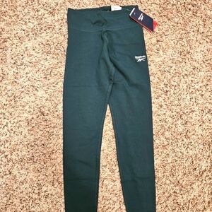 Reebok Green High-Waisted Leggings NWT